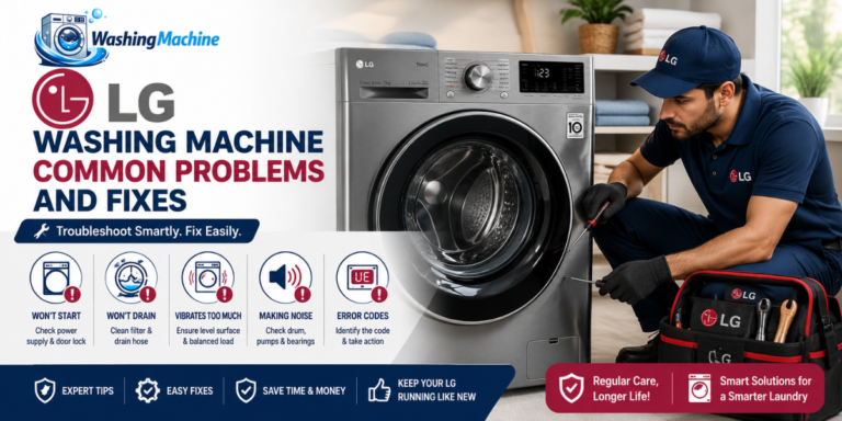 LG Washing Machine Common Problems and Fixes