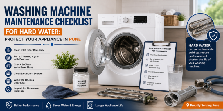 Washing Machine Maintenance Checklist for Hard Water