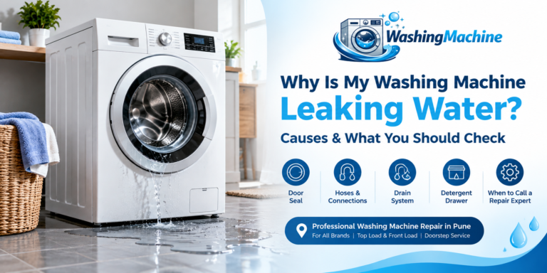 Why Is My Washing Machine Leaking Water? What You Should Check